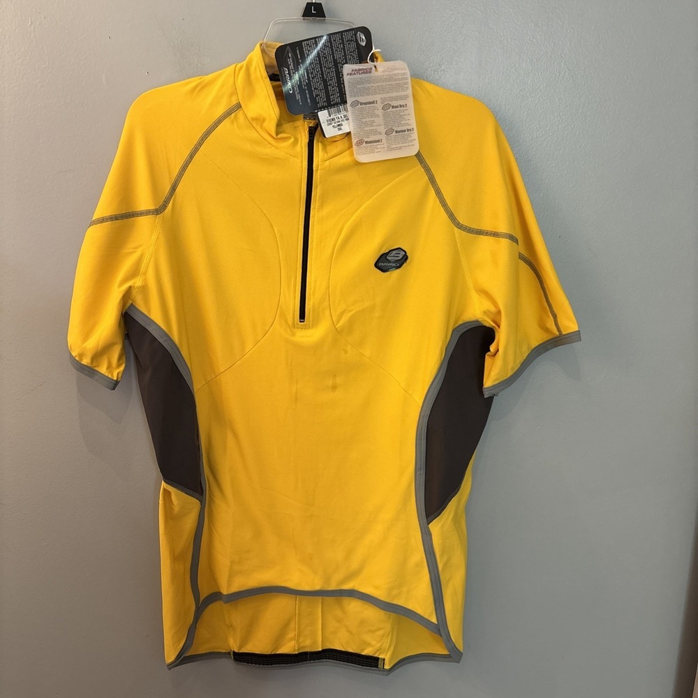 Briko Bicycle Cycling Jersey Katana Shirt Yellow Black Mens 3XL NWT